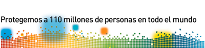 Protegemos a 110 millones de personas en todo el mundo
